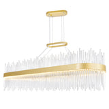 Genevieve Integrated LED Medallion Gold Chandelier
