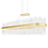 Genevieve Integrated LED Medallion Gold Chandelier