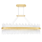 Genevieve Integrated LED Medallion Gold Chandelier