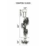 Anita 12 Light 26in Chandelier