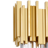 Deco Medallion Gold Wall Light 