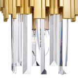 Deco Medallion Gold Wall Light 