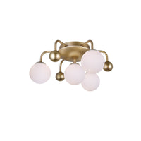 Element Sun Gold Flush Mount
