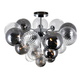 Pallocino 16in Chrome Flush Mount
