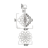 Pallocino Chrome Chandelier