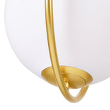 Celeste 14in Medallion Gold Mini Pendant