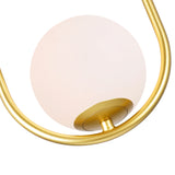 Celeste 8in Medallion Gold Mini Pendant