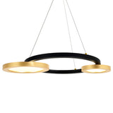 Deux Lunes Chandelier