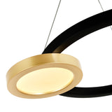 Deux Lunes Chandelier