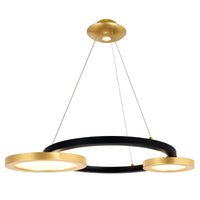 Deux Lunes Chandelier