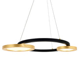 Deux Lunes Chandelier
