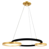 Deux Lunes Chandelier