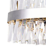 Glace Integrated LED 40in Oval Chandelier