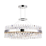 Glace Integrated LED 40in Oval Chandelier