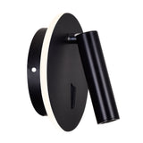 Private I Integrated LED Adjustable Round Wall Sconce