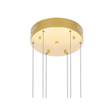 Millipede Integrated LED Satin Gold Chandelier