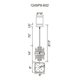 Millipede Integrated LED Mini Pendant