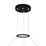 Guadiana Integrated LED 32in Chandelier with Handcrafted Glass
