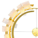 Guadiana Integrated LED 32in Chandelier with Handcrafted Glass