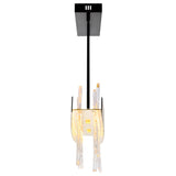 Guadiana Integrated LED 39in Chandelier with Handcrafted Glass