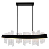 Guadiana Integrated LED 39in Chandelier with Handcrafted Glass