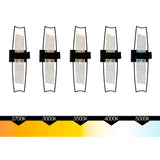 Guadiana Integrated LED 8in Wall Light with Handcrafted Glass