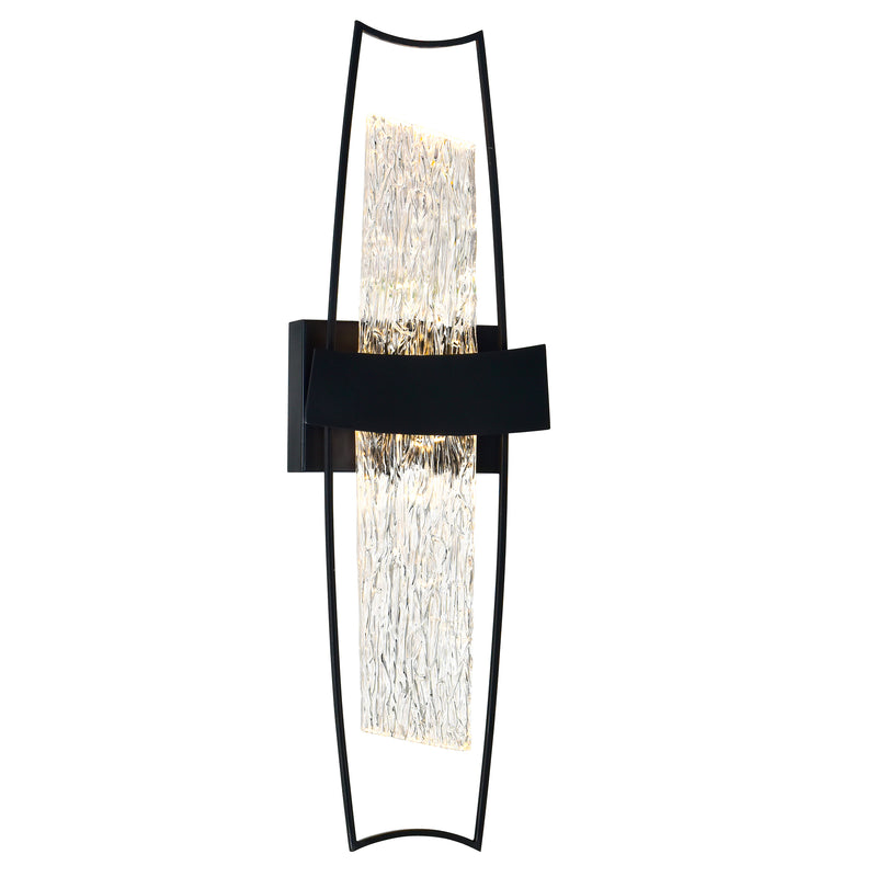 Guadiana Integrated LED 8in Wall Light with Handcrafted Glass
