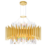 Cityscape Satin Gold Chandelier