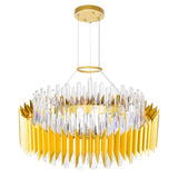 Cityscape Satin Gold Chandelier