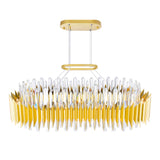 Cityscape Satin Gold Chandelier