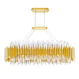 Cityscape Satin Gold Chandelier
