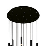 Flute Integrated LED 24in Chandelier