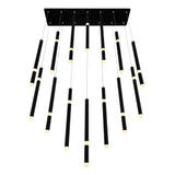Flute Integrated LED 32in Chandelier