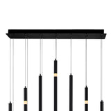 Flute Integrated LED 32in Chandelier