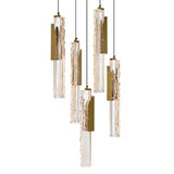 Valira Integrated LED 12in Mini Pendant with Handcrafted Glass