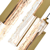 Valira Integrated LED 12in Mini Pendant with Handcrafted Glass