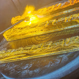 Valira Integrated LED 48in Chandelier with Handcrafted Glass