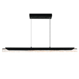 Valira Integrated LED 48in Chandelier with Handcrafted Glass