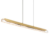 Valira Integrated LED 48in Chandelier with Handcrafted Glass