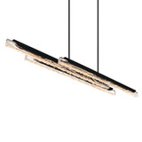 Valira Integrated LED 60in Chandelier with Handcrafted Glass