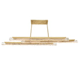 Valira Integrated LED 60in Chandelier with Handcrafted Glass