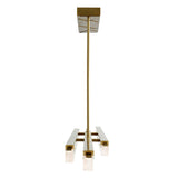 Valira Integrated LED 60in Chandelier with Handcrafted Glass