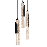 Valira Integrated LED 8in Mini Pendant with Handcrafted Glass