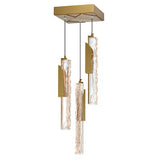 Valira Integrated LED 8in Mini Pendant with Handcrafted Glass
