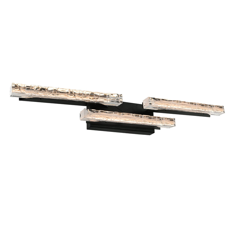 Valira Integrated LED Vanity Light with Handcrafted Glass