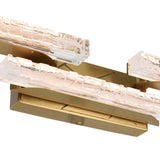 Valira Integrated LED Vanity Light with Handcrafted Glass
