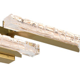 Valira Integrated LED Vanity Light with Handcrafted Glass