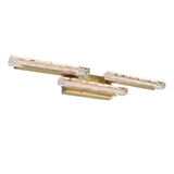 Valira Integrated LED Vanity Light with Handcrafted Glass