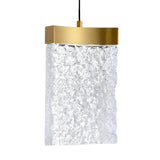 Lava Integrated LED 48in Chandelier with Handcrafted Glass
