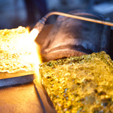 Lava Integrated LED 20in Wall Light with Handcrafted Glass